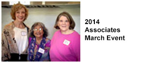 2014 Associates Match Event. Three female associates.