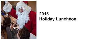 2015 Holiday Luncheon. Santa Claus.