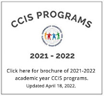 Update 2021-2022 CCIS Programs Brochure. Cover image