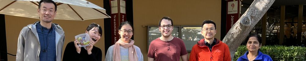 Photo of internationals posing with their host after a group lunch